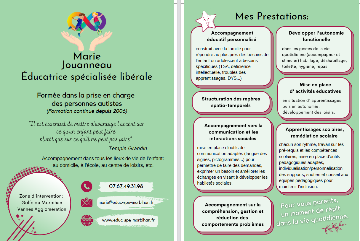 JOUANNEAU Marie - Autisme Info Service - Annuaire De Ressources Sur L ...